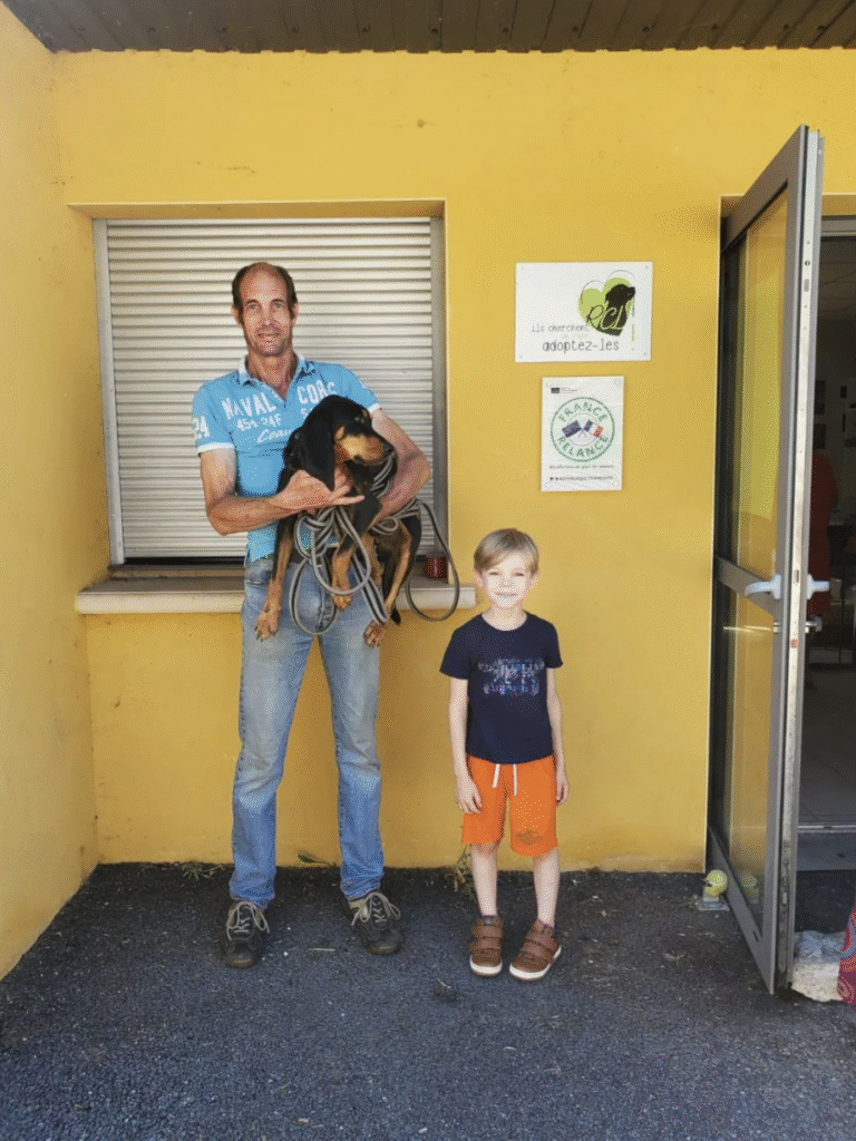 chien adopté à cahors