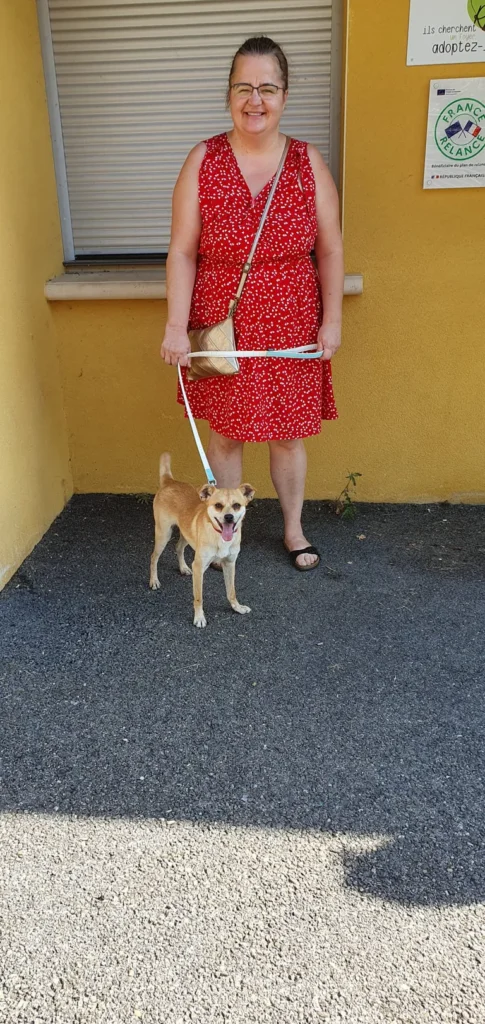 chien adopté dans le lot 46