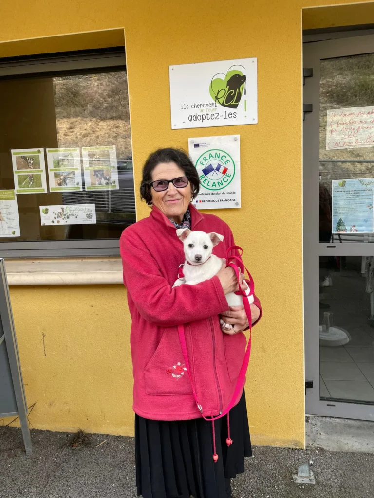 chien adopté au refuge canin lotois