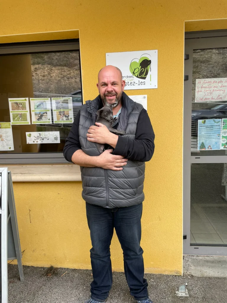 chien adopté au refuge canin lotois