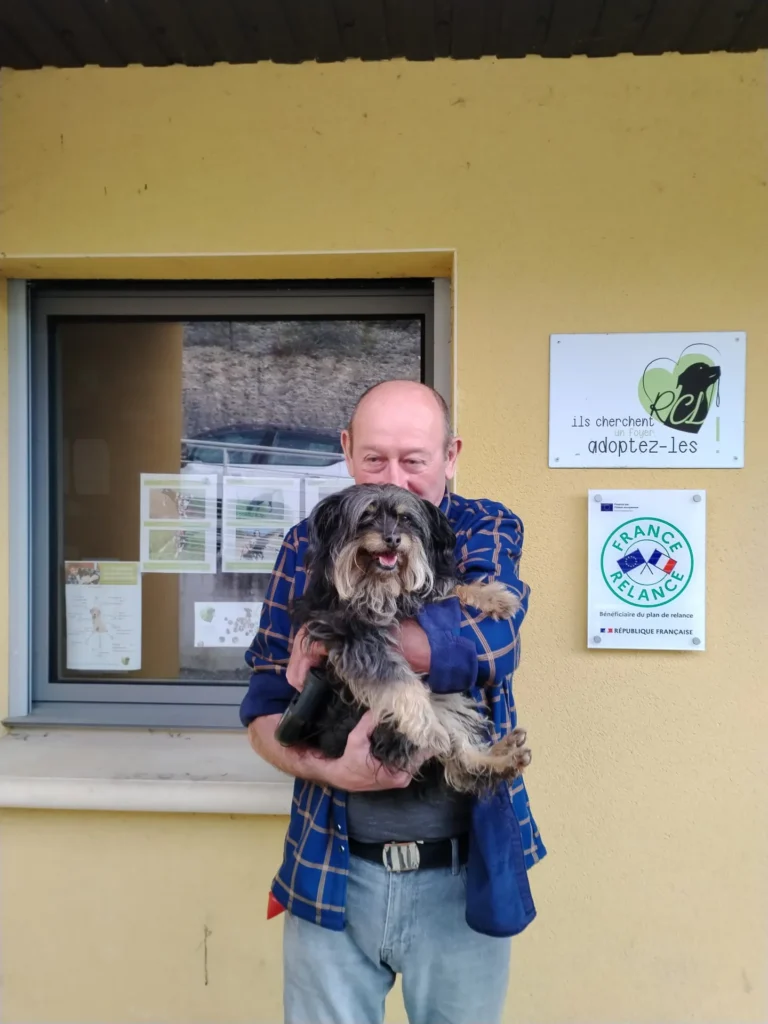 chien adopté au refuge canin lotois